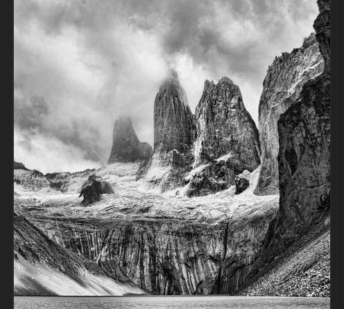 Cuadro Las Torres en B&N
