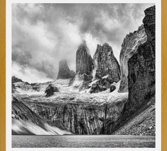 Cuadro Las Torres en B&N