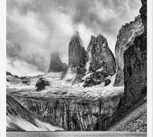 Cuadro Las Torres en B&N