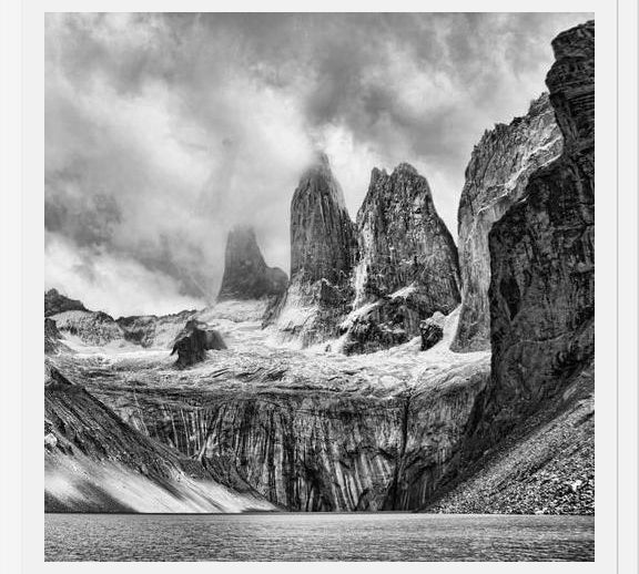 Cuadro Las Torres en B&N