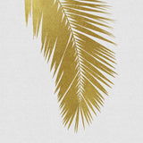 Canvas Palm Leaf Gold I