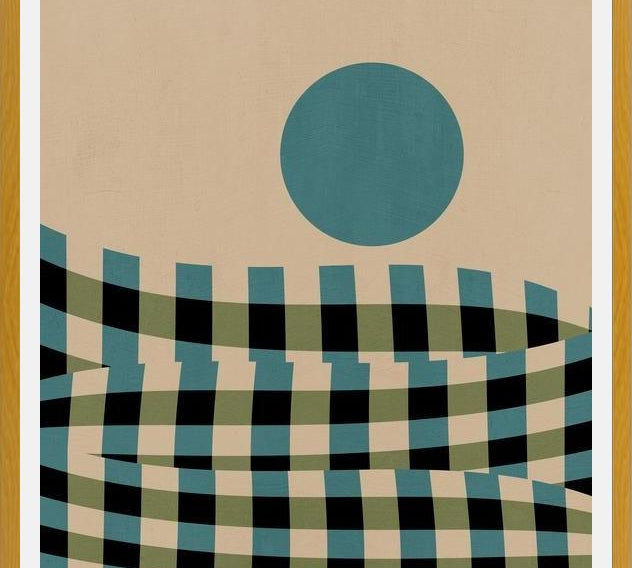 Cuadro Checkerboard Landscape 02