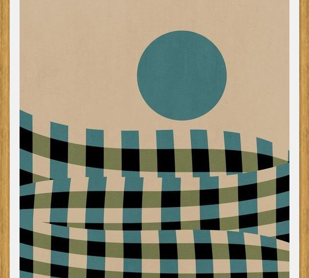 Cuadro Checkerboard Landscape 02