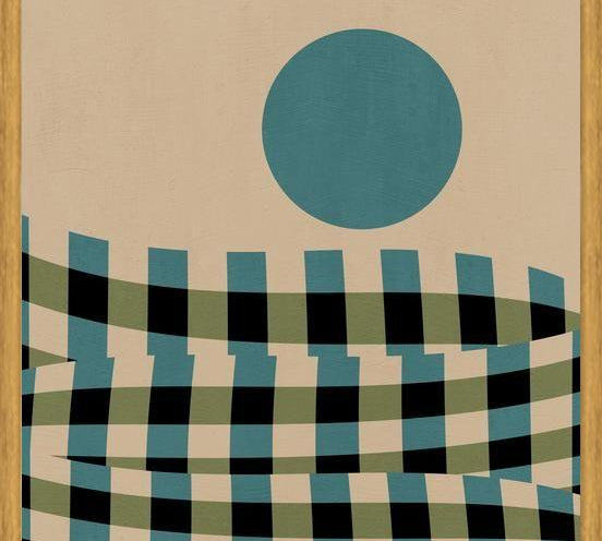 Cuadro Checkerboard Landscape 02