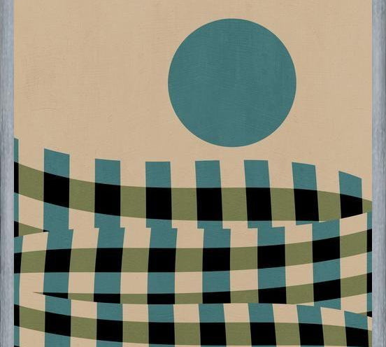 Cuadro Checkerboard Landscape 02