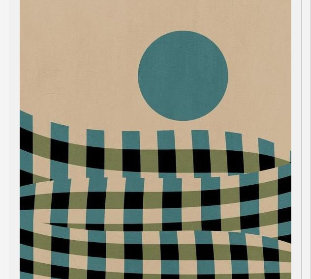 Cuadro Checkerboard Landscape 02