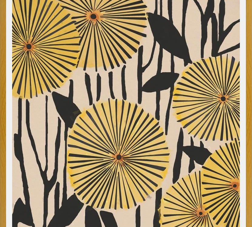 Cuadro Yellow Flowers
