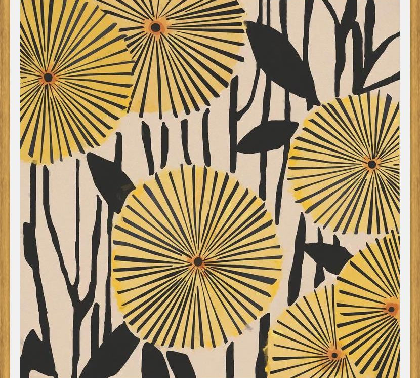 Cuadro Yellow Flowers