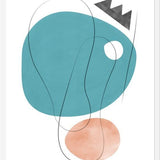 Cuadro Abstraction with gray lines 5