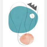 Cuadro Abstraction with gray lines 5