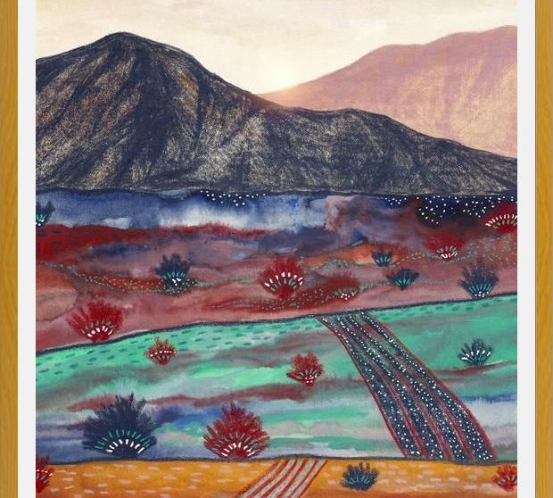 Cuadro Boho Hills In The Sunset