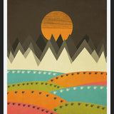 Cuadro Geometric landscape 07