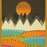 Cuadro Geometric landscape 07