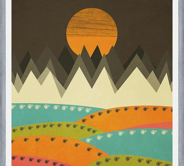 Cuadro Geometric landscape 07