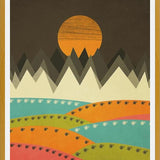 Cuadro Geometric landscape 07