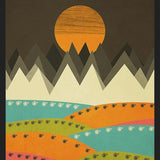 Cuadro Geometric landscape 07