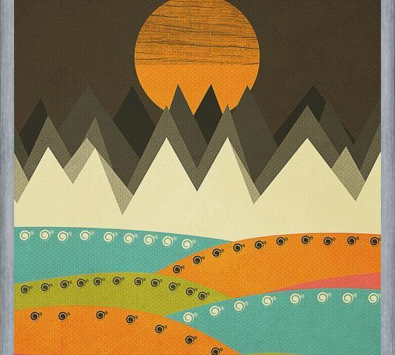 Cuadro Geometric landscape 07