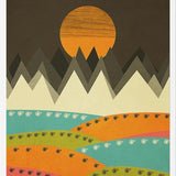 Cuadro Geometric landscape 07