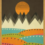 Cuadro Geometric landscape 07
