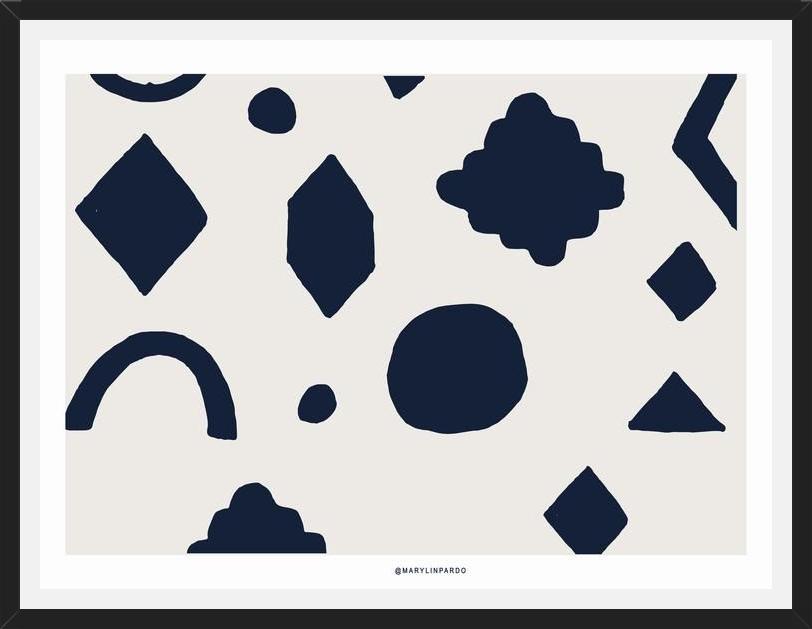 Cuadro BLUE SHAPES