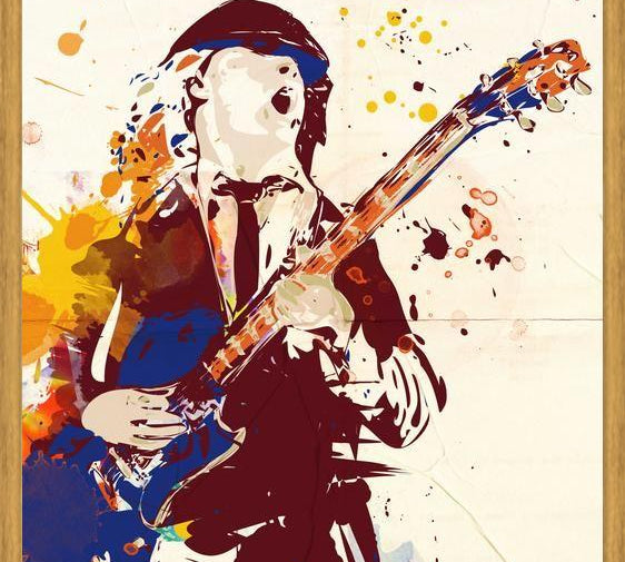 Cuadro Angus Young