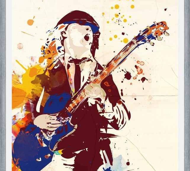 Cuadro Angus Young