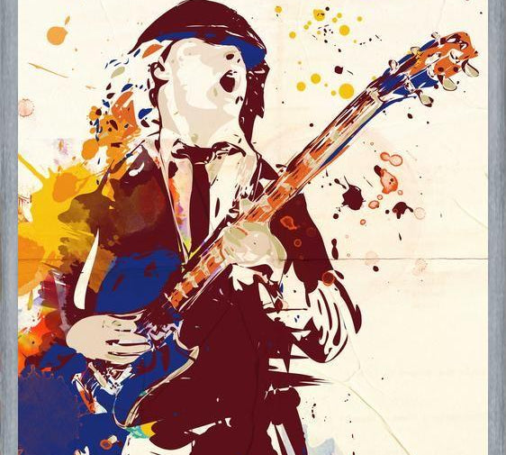 Cuadro Angus Young