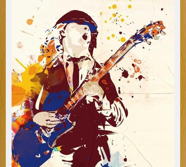 Cuadro Angus Young