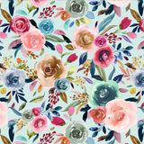 Mantel de Hule Sweet Roses Romance Blue