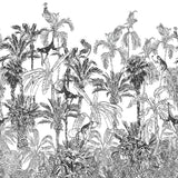 Papel Mural Tropical jungle with Monkeys