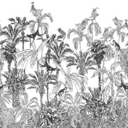 Papel Mural Tropical jungle with Monkeys