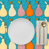 Mantel de Hule POP MOD PEAR BLUE