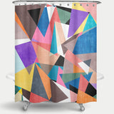 Cortina de Baño La danza geometrica 2