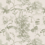 Papel Mural Vintage Nature Green