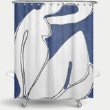Cortina de Baño Matisse in Blue