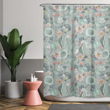 Cortina de Baño Nelu Verde