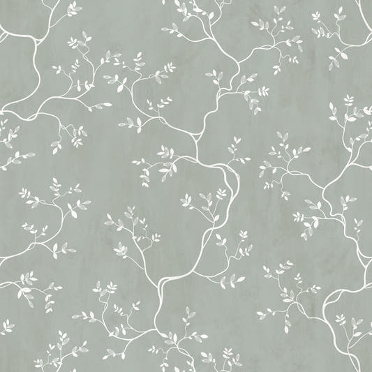 Papel mural Branche Verte
