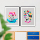 Set de Cuadros Imagination Girl y The Girl and the paradise