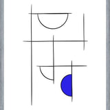 Cuadro Minimalíneas Azul