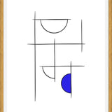 Cuadro Minimalíneas Azul
