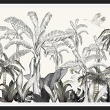 Cuadro Gruyas en jardín de bananos