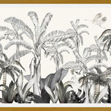 Cuadro Gruyas en jardín de bananos