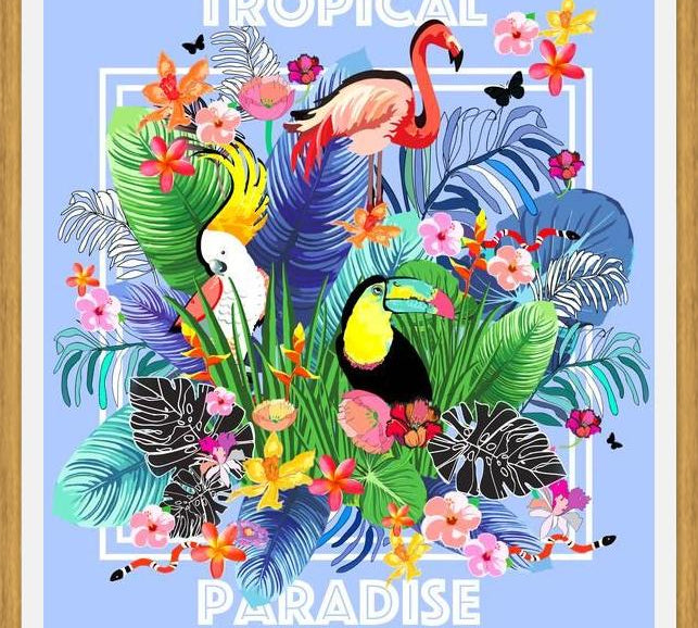 Cuadro Tropical Paradise