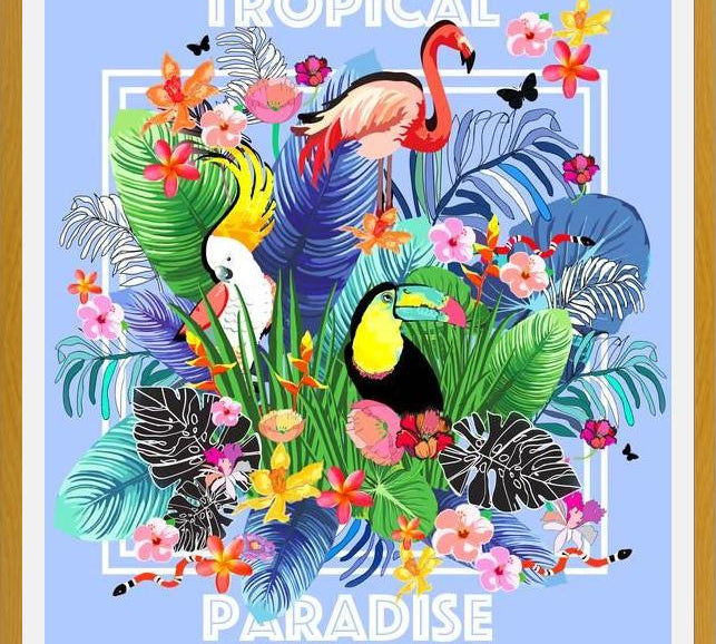 Cuadro Tropical Paradise