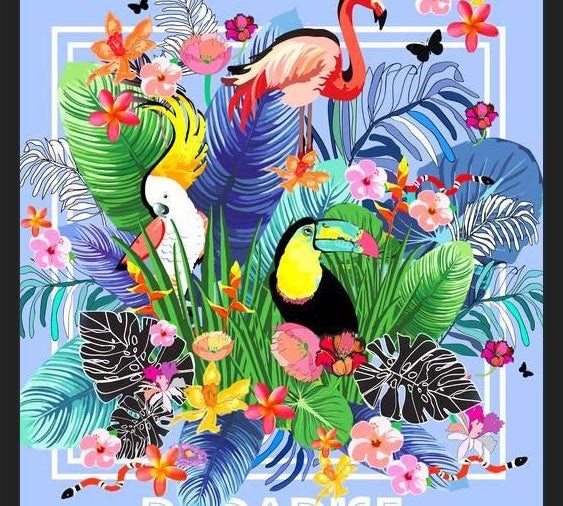 Cuadro Tropical Paradise