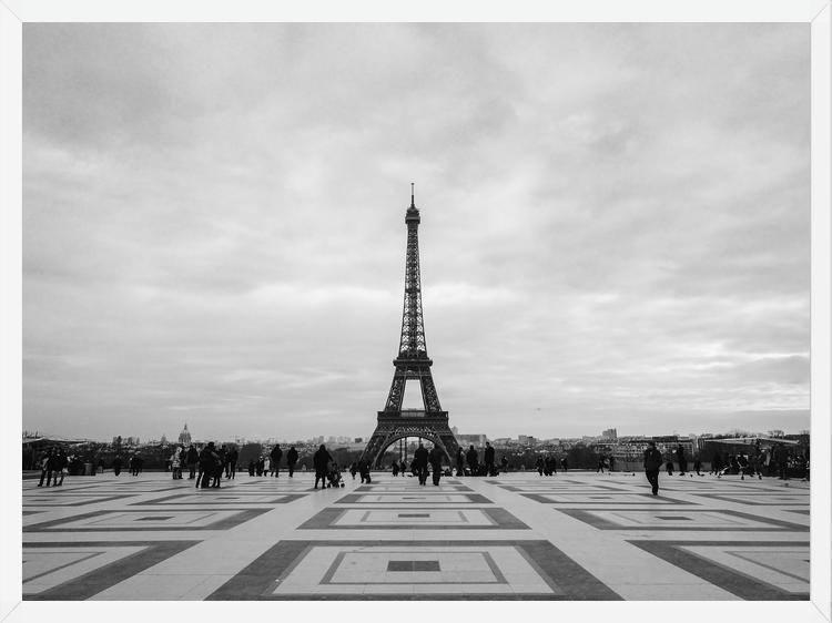 Cuadro Eiffeil tower Black and white