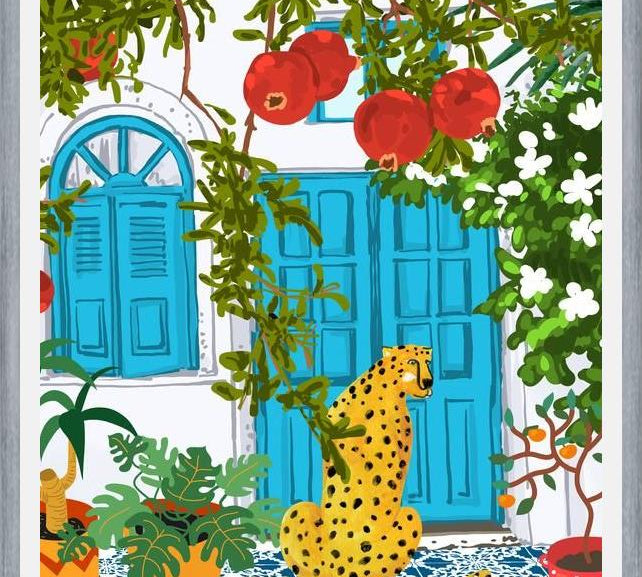 Cuadro Cheetah Home, Morocco Architecture