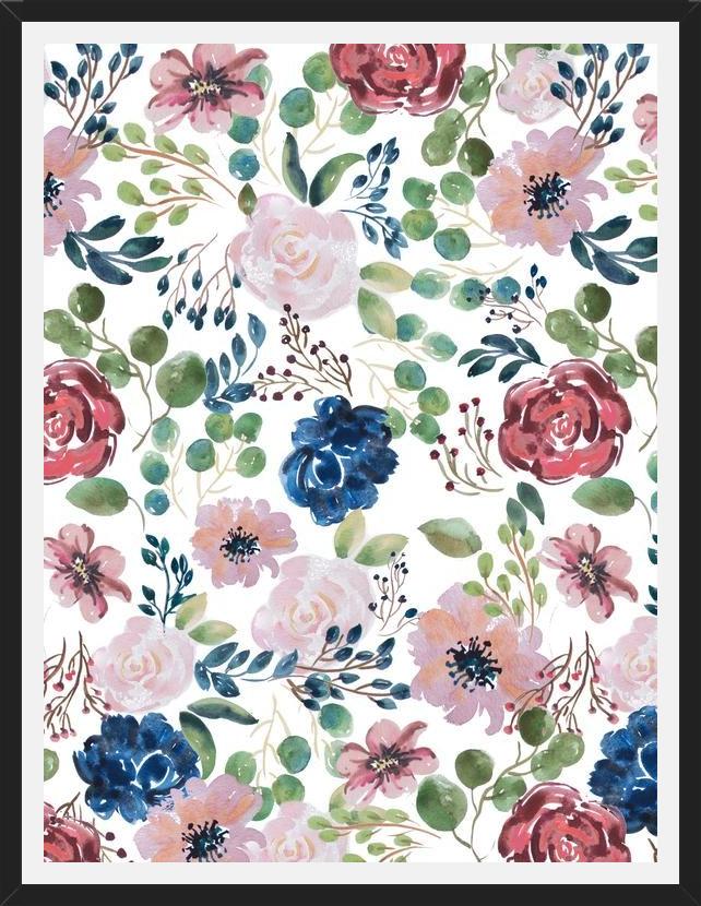 Cuadro Watercolor Wildflower 002