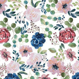 Canvas Watercolor Wildflower 002