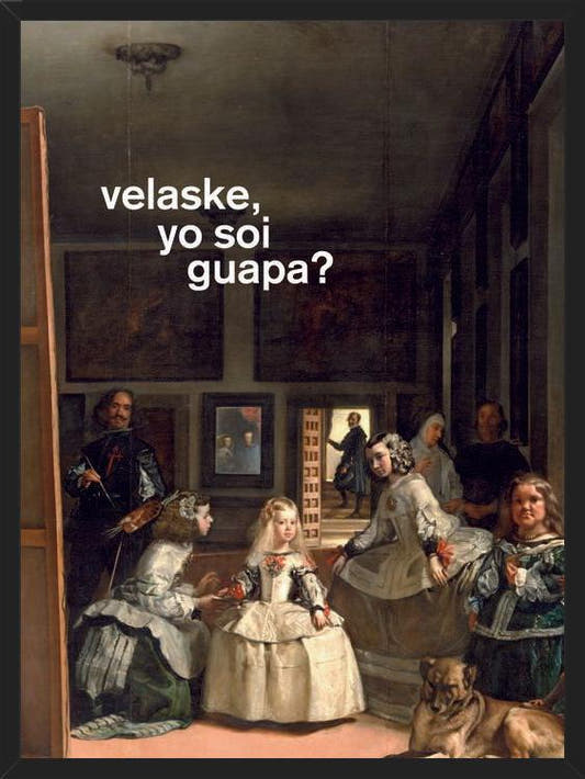 Cuadro Velaske, yo soi guapa?